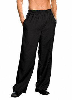 Mens Basic Black Costume Pants