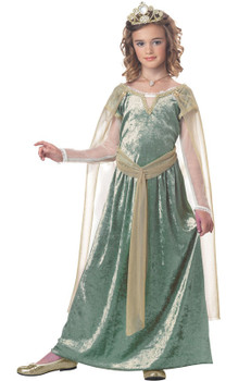 Children's Queen Guinevere Medieval Costume