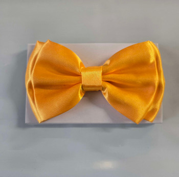 Yellow Formal Satin Bow Tie | Costume Accessories and Kits