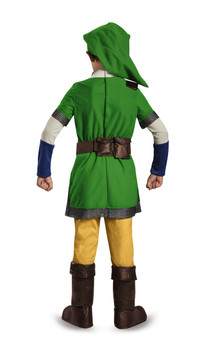 Zelda's Link Child Halloween Costume Back