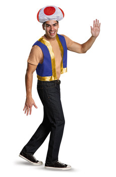 Adult Super Mario Toad Costume Kit