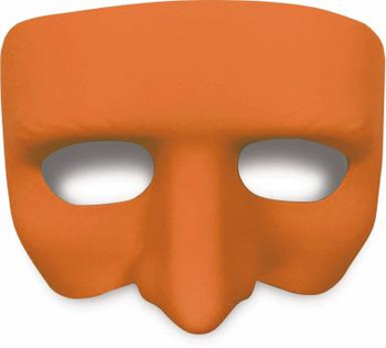 Orange Black Light Reactive Half Mask