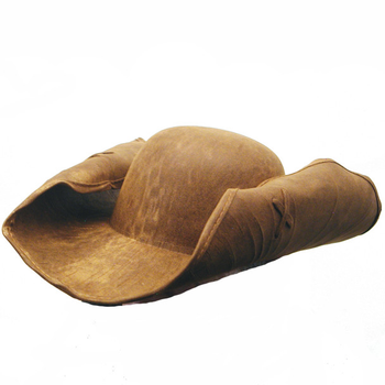 Leatherlike Weathered Pirate Hat Brown | Pirates | Hats and Headpieces