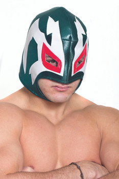 Green Mexican Wrestler Mask