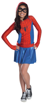 Kids Spider-Girl Hoodie Costume