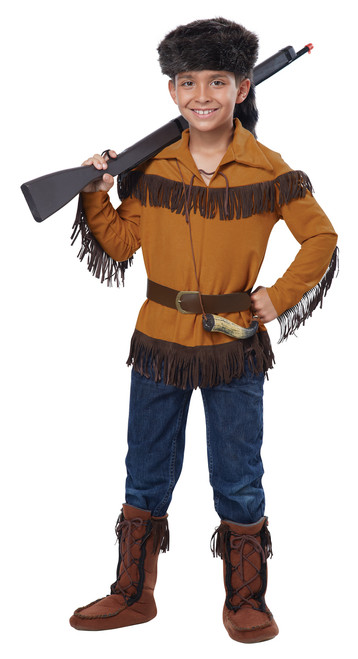 Child Frontier Boy Davy Crockett Costume