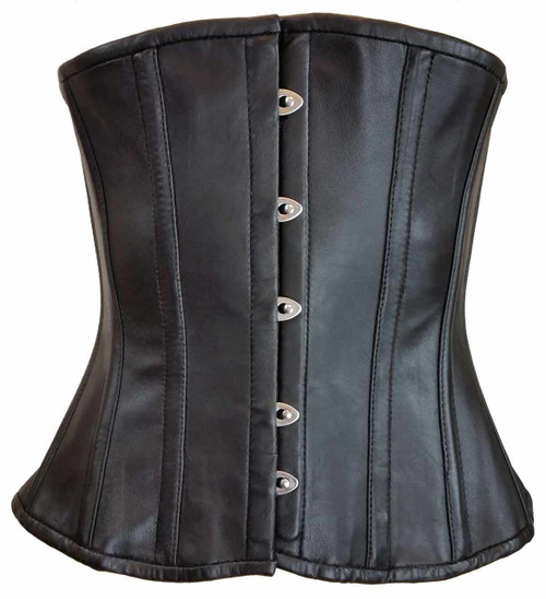 Black Leather Corset