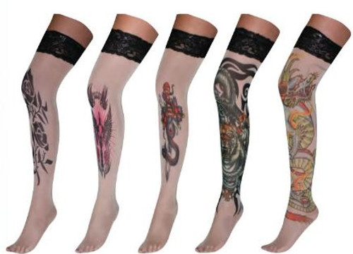 CLEARANCE - Tattoo Stockings