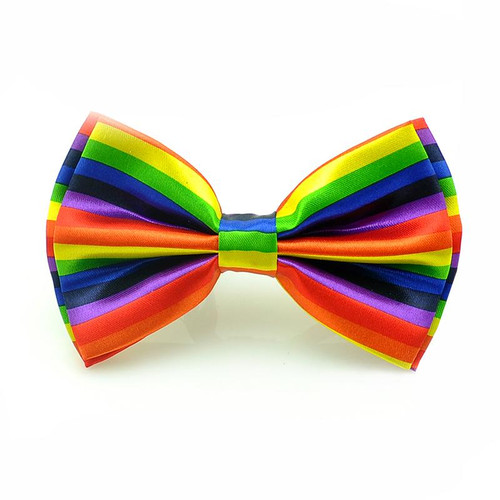 Rainbow Stripe Bow Tie | Pride | Costume Pieces & Kits