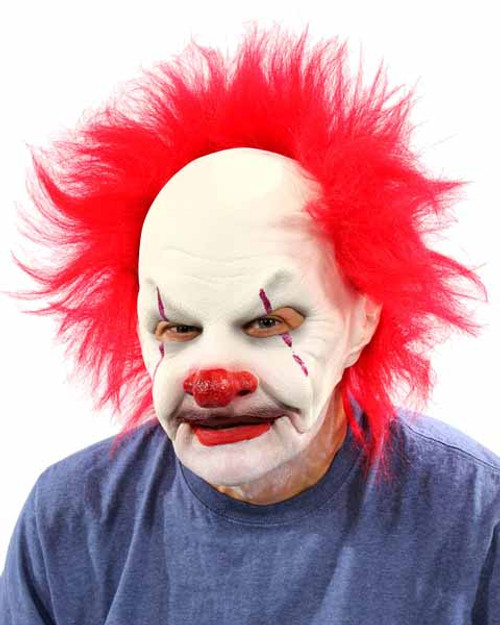 Carnival Creep Clown Mask- Adult Size