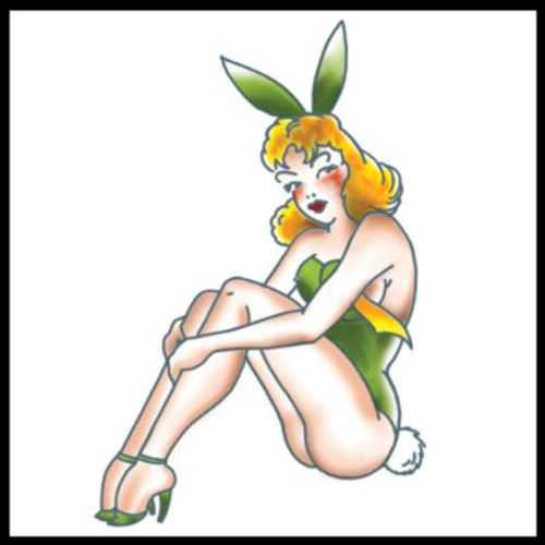 Vintage Pin-Up Bunny Tattoo FX | Temporary Tattoos | Makeup