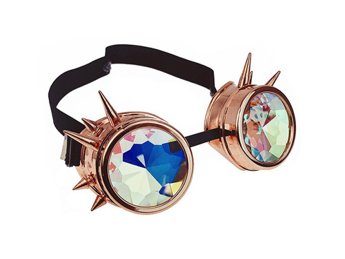 Rainbow Lens Steampunk Goggles | Steampunk | Costume Pieces & Kits