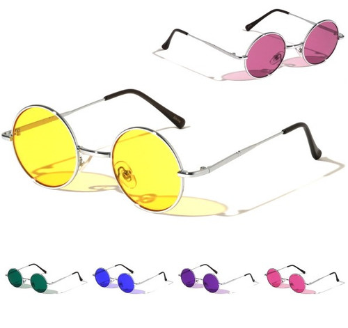 Coloured Circle Lens Glasses Costume Pieces & Kits