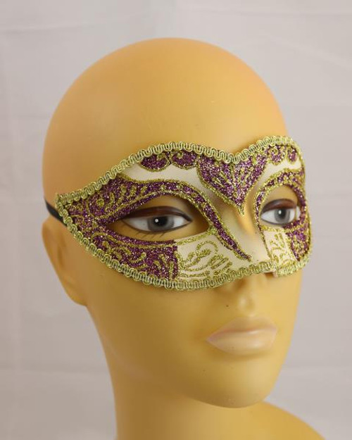 Masquerade Mask Venetian Pink Glitter | Masquerade and New Years | Masks