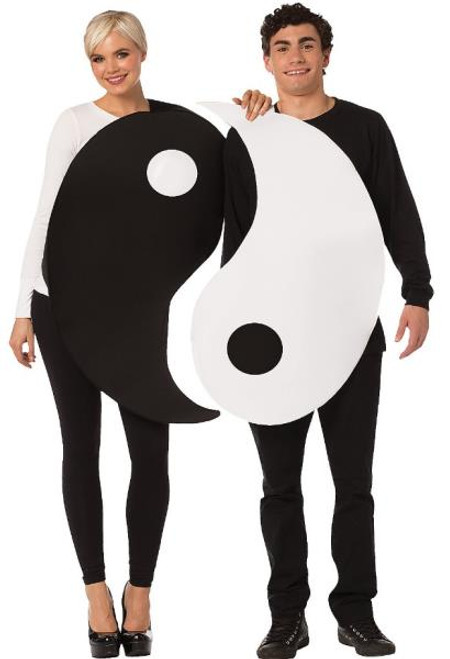 Yin Yang Couples Costume | Funny Tunics | Gender Neutral Costumes