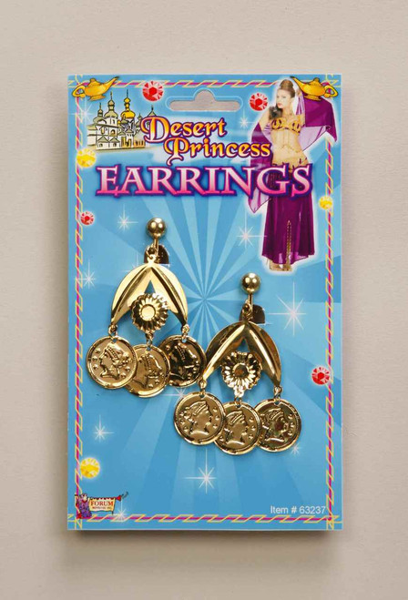 Gold Coin Earrings