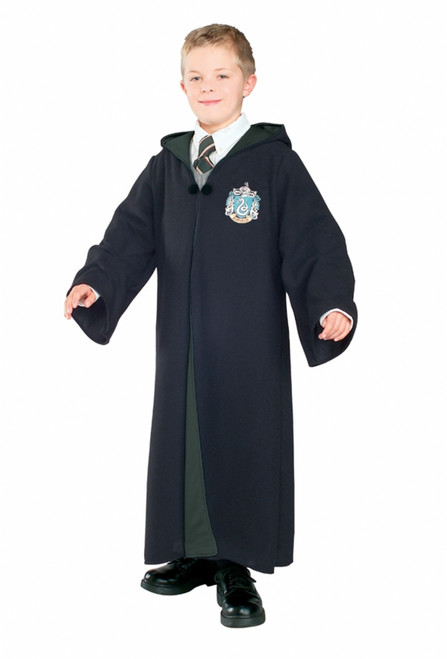 Children's Deluxe Harry Potter Slytherin Robe Costume