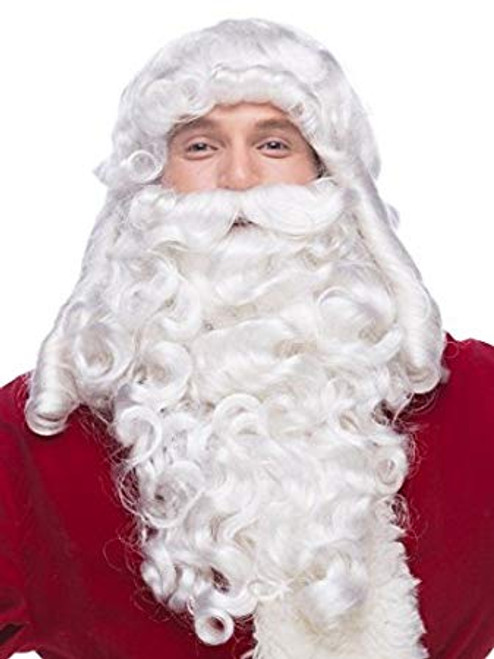 Santa Wig and Beard Set Supreme Quality | Christmas and Seasonal | Wigs