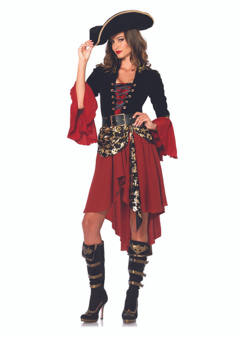 Sexy Cruel Seas Captain Halloween Costume