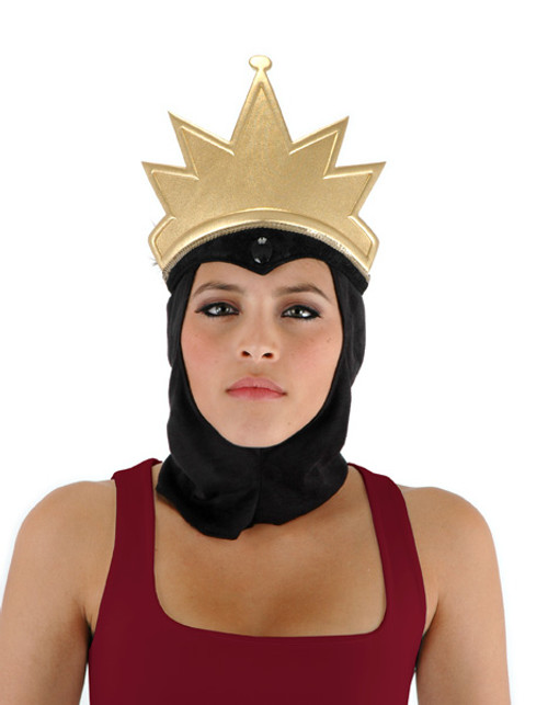 Snow White's Evil Queen Crown and Cowl Costume Hat