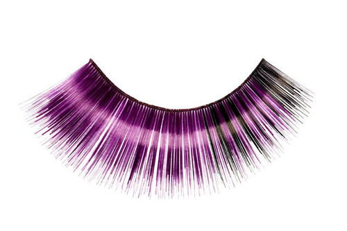 Purple and Black Party Eyelashes