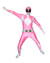 Pink Power Ranger Adult Morphsuit