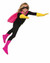 Kids Pink Super Hero Boot Tops