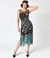 Adult Antoinette Peacock Sequin Flapper Dress