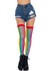 Rainbow Fishnet Thigh