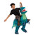 Blue Raptor Ride-on Inflatable Costume Kids Gender Neutral Costumes