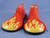 Flame Red Vinyl Clown Shoe