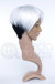 Kyle Pure White/Black | Heat Styleable Anime Wig | Arda Wigs