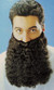 Beard Large Curly Black | Facial Hair | Makeup