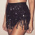 Black Fringe Wrap Skirt | Entertainers | Costume Pieces and Kits
