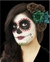 Day of the Dead Sugar Skull Make-up Kit in Red