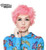 Sassi Short Bubblegum Pink Rockstar Brand Wigs