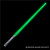 Green Light Up Saber 28" | Star Wars | Props & Play Weapons