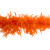 Deluxe Chandelle Feather Boa 80g - Orange