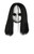 Blank Doll Face Horror Mask with Wig