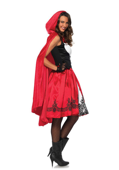 Classic Red Riding Hood Women's Costume Side