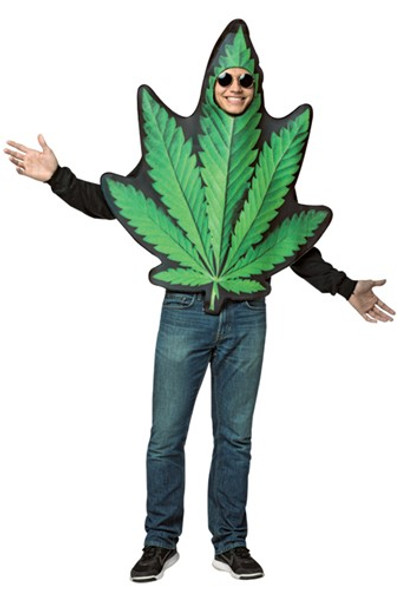 Get Real Pot Leaf Mens Costume