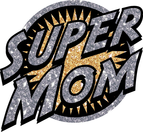 Super Mom Heat Transfer | Superhero | Costume Pieces & Kits