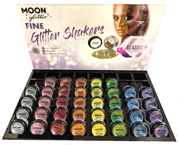 Moon Glow Fine Glitter Shaker - 8 Colours! | Moon Creations Professional Makeup | Makeup