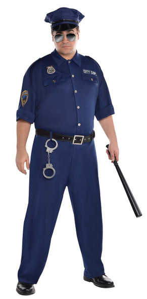 Mens On Patrol Plus Size Costume