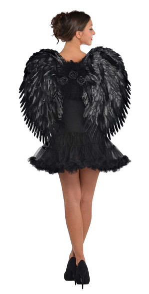 Black Dark Angel Feather Wings