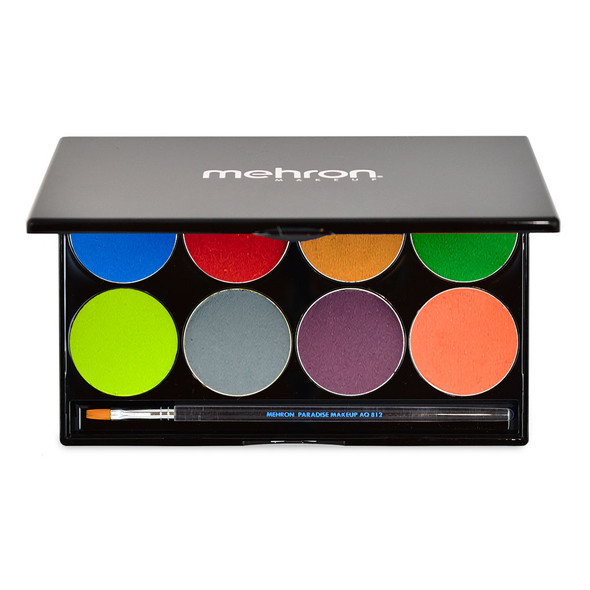 Mehron Paradise Makeup AQÔäó - 8 Color Palette - Tropical