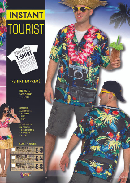 Hawaiian Graphic Tourist Tee