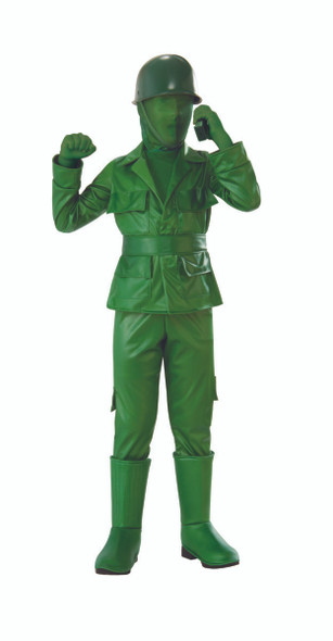 Green Toy Soldier Children's Costume