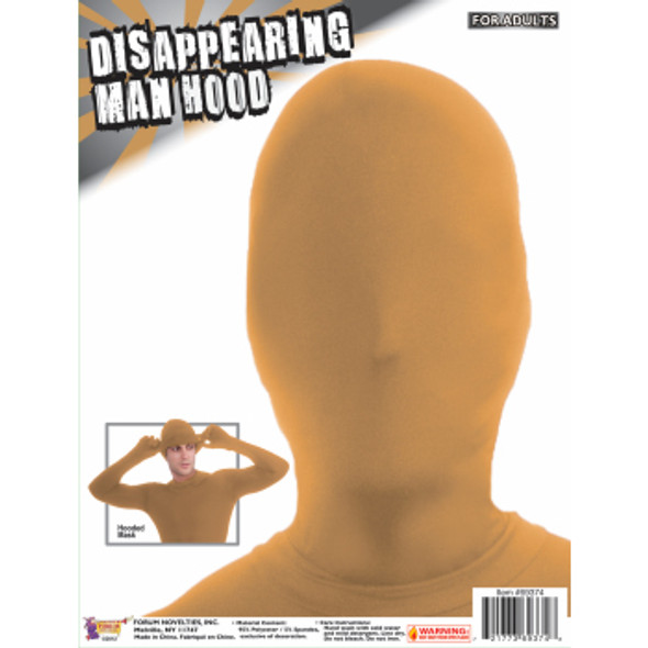 Beige Disappearing Man Hood | Masks