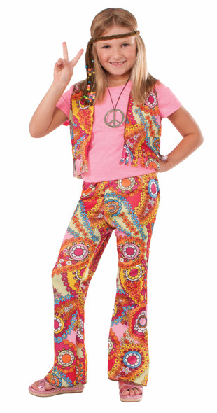 70s Childrens Hippy Girl Costume